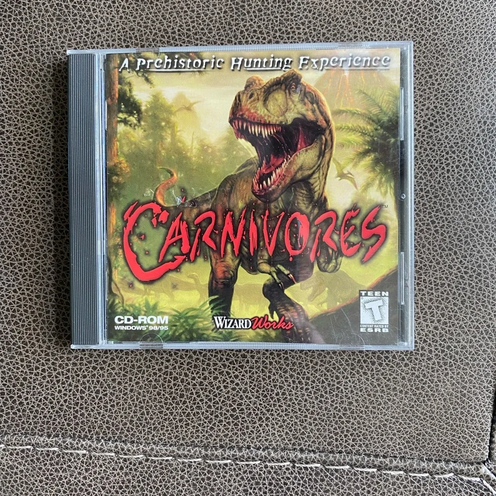 Carnivores PC CD-ROM – Dinosaur Hunting Game – Windows 95/98 – Complete